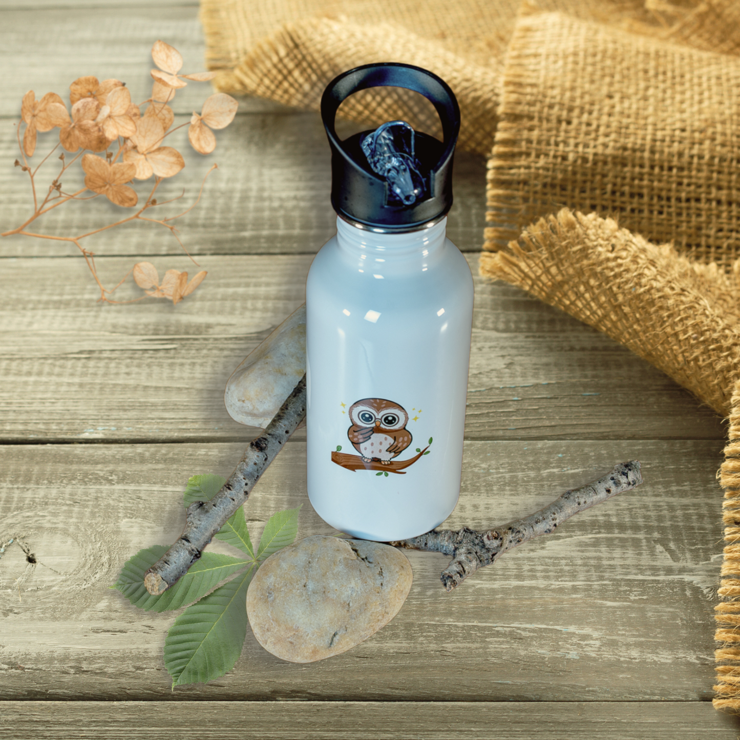Gourde inox - Gloria sur sa branche